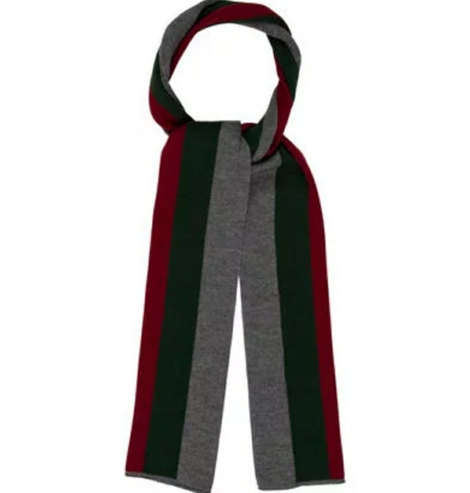 Gucci Wool Web Scarf